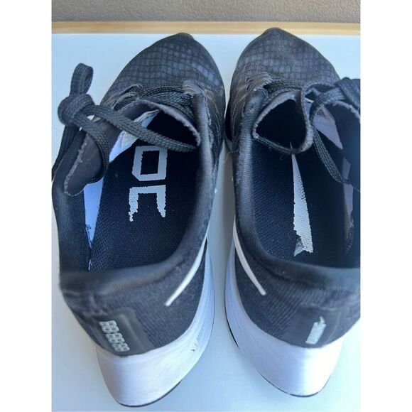 Nike Shoes Mens Size 9.5 Black White Swoosh Air Zoom Pegasus 37 Running Sneakers - Picture 7 of 10